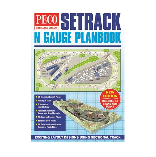 Peco Modellers Library Setrack N Gauge Planbook IN-1
