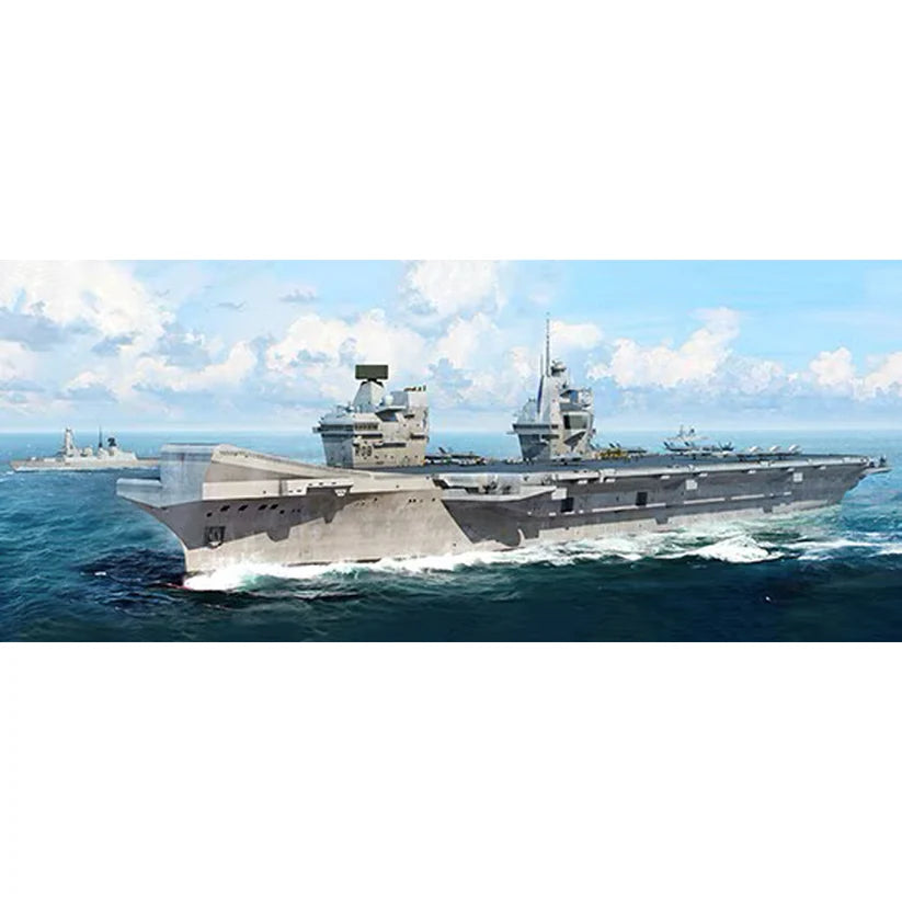 Trumpeter 1/700 HMS Queen Elizabeth Aircraft Carrier Kit 06751