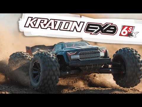 Arrma 1/8 KRATON 6S EXB 4X4 RTR Speed Monster Truck Black