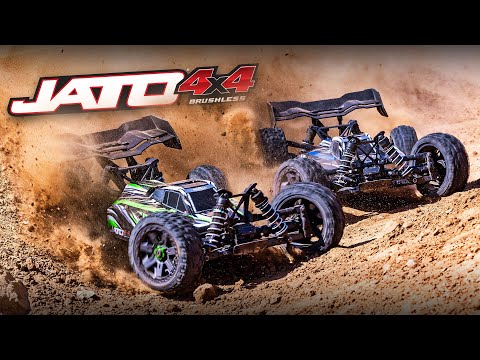 Jato 4X4 BL-2S 1:8 4WD RTR Racing Buggy Black (+ TQ 2-ch BL-2S 3300kV Clipless Body)