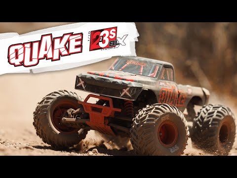 ARRMA  1/10 QUAKE 223S DSC 2WD RTR Brushless Monster Truck - Red - For Pre Order - Expected Early October