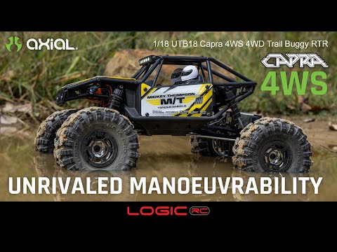 Axial 1/18 UTB18 Capra 4WS 4WD Trail Buggy RTR with Bat/Chg Blue - FOR PRE ORDER - DUE EARLY DECEMBER