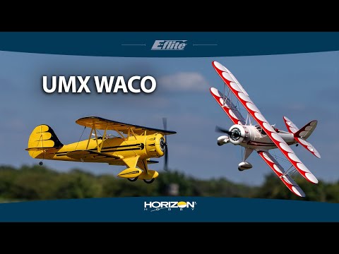 E-flite UMX WACO BNF Basic with AS3X and SAFE Select - Yellow