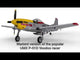 E-Flite UMX P-51D Mustang Detroit Miss BNF Basic with AS3X and SAFE