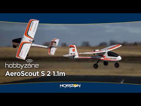 Hobbyzone AeroScout S 2 1.1m RTF Basic with SAFE and RealFlight - Pre Order - Expected late July
