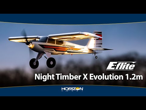 E-flite Night Timber X Evolution 1.2m BNF Basic with AS3X+ and SAFE - FOR PRE ORDER - EXPECTED MID MARCH