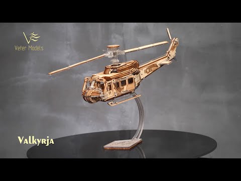 Viter Models The Valkirja Helicopter kit - 3D puzzle