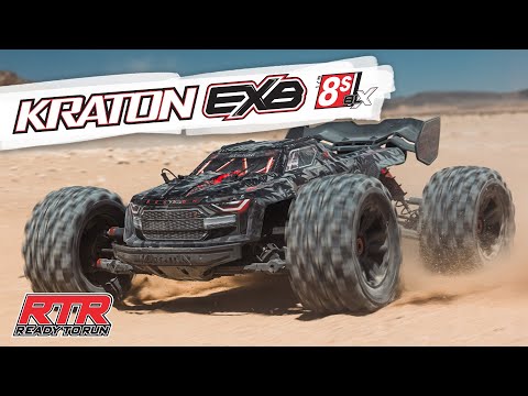 Arrma 1/5 KRATON 4X4 8S BLX EXB Brushless Monster Truck RTR Black C-ARA5808V2T1