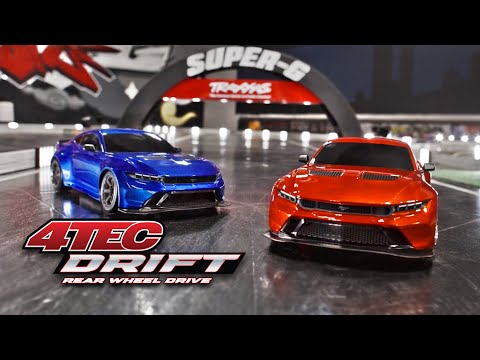 Traxxas 4-Tec Drift 2024 Ford Mustang 1:10 Electric 2WD/Blue (+ TQi 3-ch/XL-5/Titan Drift 21T)