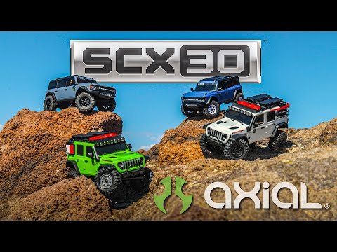 Axial 1/30 SCX30 Ford Bronco 4X4 RTR Rock Crawler Grey- FOR PRE ORDER - EXPECTED DECEMBER