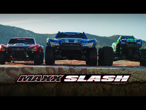 Traxxas Maxx Slash 1:8 6S 4WD Short Course Truck - FD Blue (+TQI 2-ch Link/VXL-6S/Velineon 2000kV/ TSM) FD