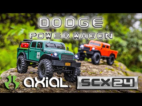 AXIAL1/24 SCX24 Dodge Power Wagon 4WD Rock Crawler RTR - Orange - FOR PRE ORDER ONLY - EXPECTED MID OCTOBER