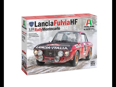Italeri 1/24 Lancia Fulvia HF Rally Monte Carlo 1972 Kit 3670