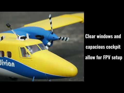 XFLY 1800MM TWIN OTTER WITH FLOATS - WITHOUT TX/RX/BATT/CHR