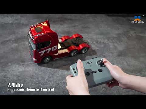 HUINA 1/24 SCANIA 770S RC TRUCK & TRAILER SET RTR - RED - Pre Order - Expected late August