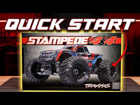 Traxxas Stampede 4WD 1:10 4WD RTR Monster Truck - Black (+ TQi Sport 2-ch/VX3 V3200 Clipless Body)