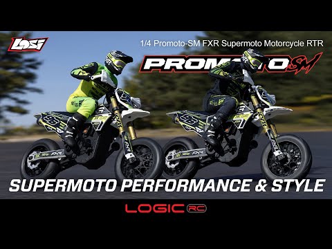 Losi 1/4 Promoto-SM FXR Supermoto Motorcycle RTR Basic - For Pre Order - Expected Mid February (Copy)