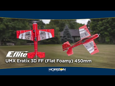 UMX Eratix 3D FF (Flat Foamy) 450mm BNF Basic with AS3X and SAFE