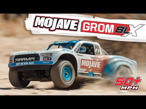 Arrma /18 MOJAVE GROM 223S BLX 4X4 DT Brushless with Batt/Charger White