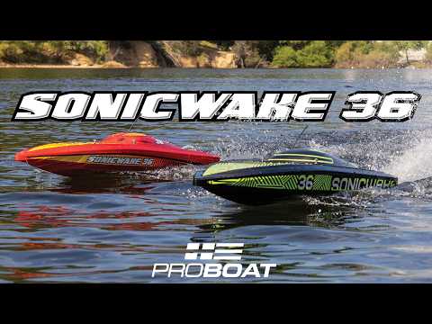 Pro Boat Sonicwake 36" V3 Self-Righting V-Hull Boat RTR - Black - Pre Order - Expected second week of December