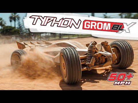 Arrma 1/18 TYPHON GROM 223S BLX 4X4 Buggy (No Battery or Charger) Silver