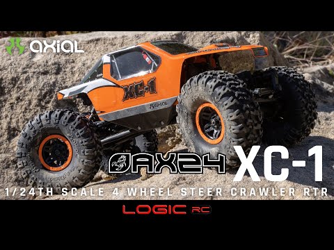 Axial  1/24 AX24 XC-1 4WS Crawler Brushed RTR - Orange