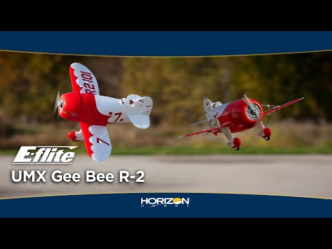 UMX Gee Bee R-2 510mm BNF Basic with AS3X and SAFE Select - Pre Order - Expected mid/late March