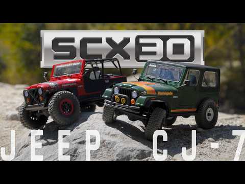 Axial 1/30 SCX30 Jeep CJ-7 GenRight 4X4 RTR - Green - Pre Order - Expected Early November