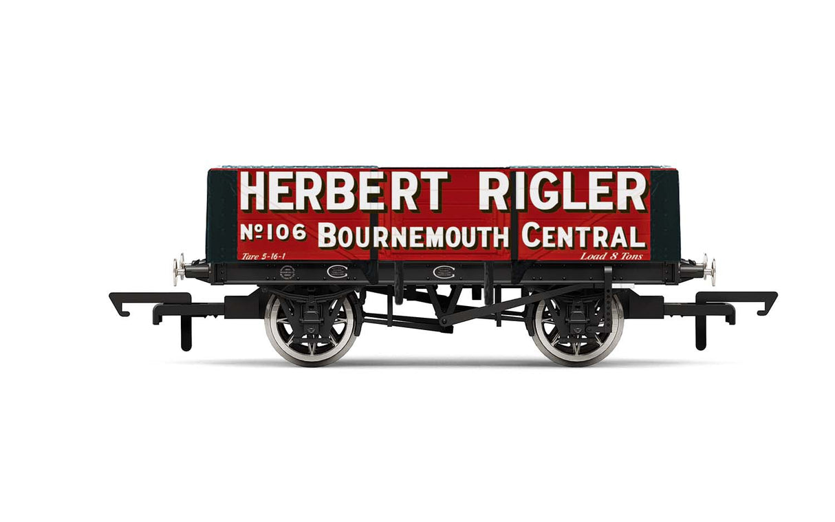 Hornby R6948 Herbert Rigler 5 Plank Wagon No. 106 - Era 2/3 OO Gauge