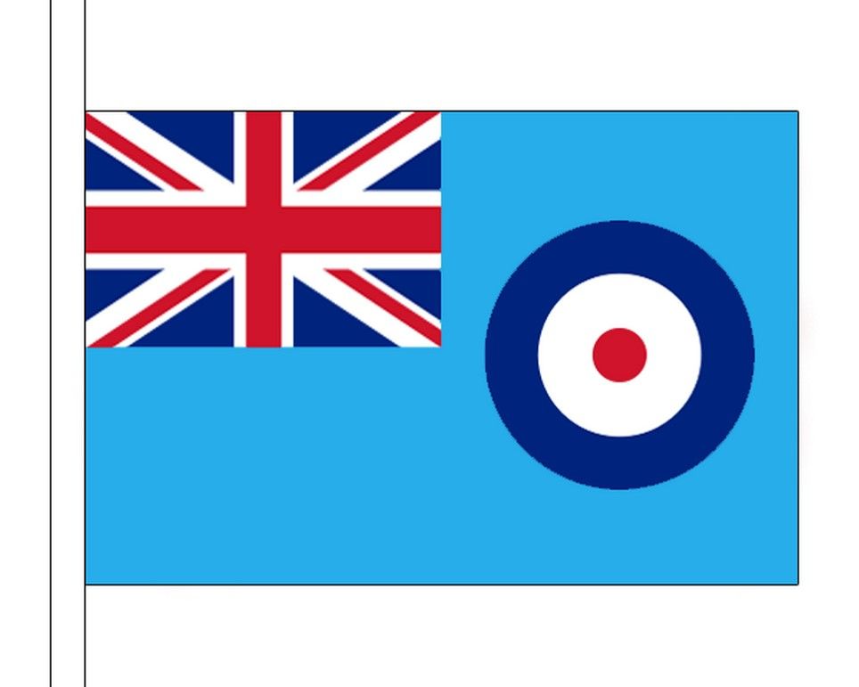 Becc Fabric RAF Ensign 38mm GB06