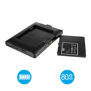 SECOND HAND Flysight 7 inch FPV Racing Quad HD 1280x800 Display Monitor RC801Lite IPS Screen Camera Field Monitor for Sony Canon Nikon Olympus with Built-in Battery (READ DESCRIPTION)