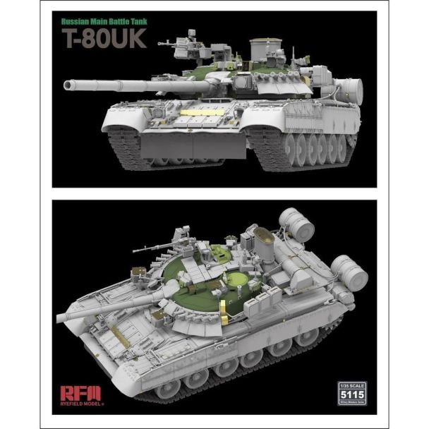 Ryefield Models 1/35 T-80UK Russian Main Battle Tank kit 5115