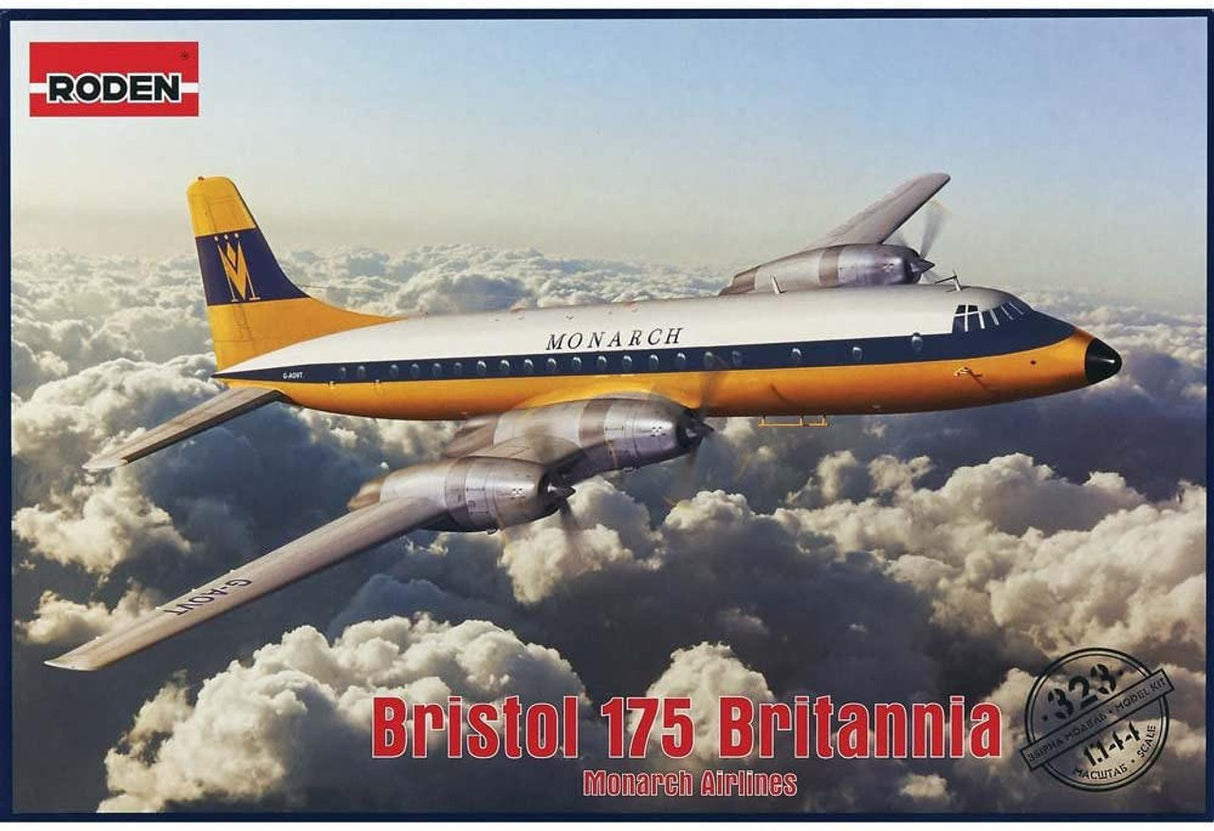 Roden 1/144 Bristol 175 Britannia Monarch Airlines G-AOVT ROD323