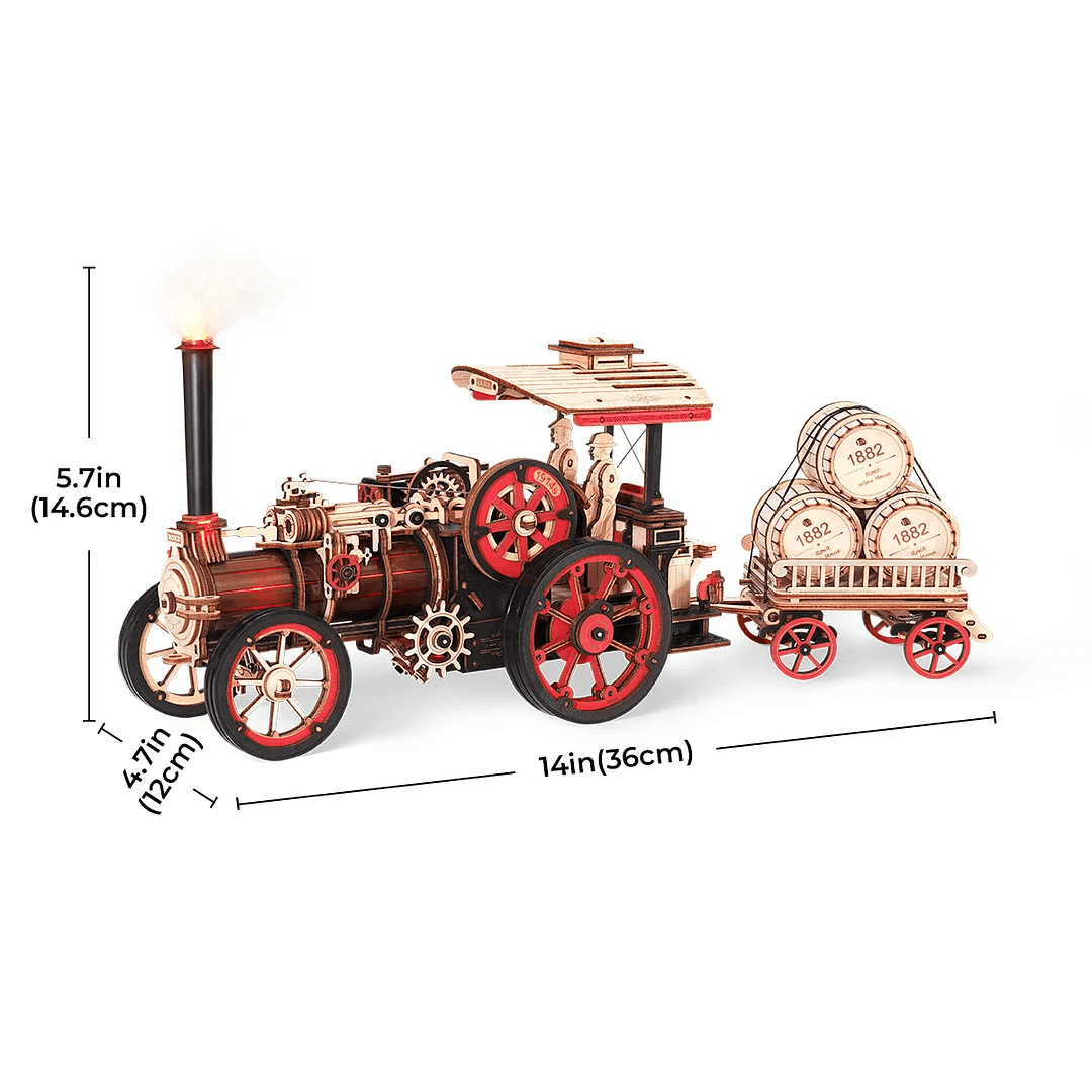 ROKR Steam Engine Mechanical Model Kit LKA01