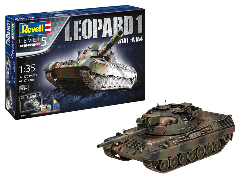 Revell 1/35 Leopard 1 A1A1/A1A4 Gift Set with paints 05656