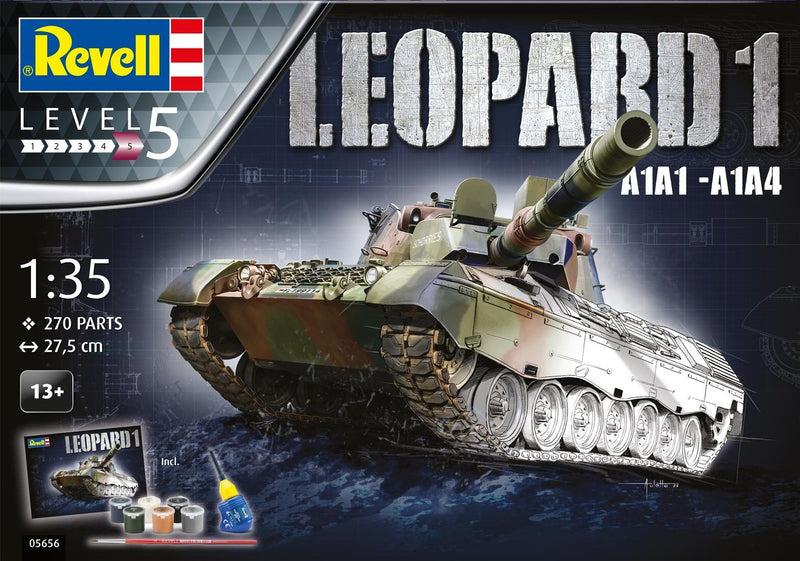 Revell 1/35 Leopard 1 A1A1/A1A4 Gift Set with paints 05656