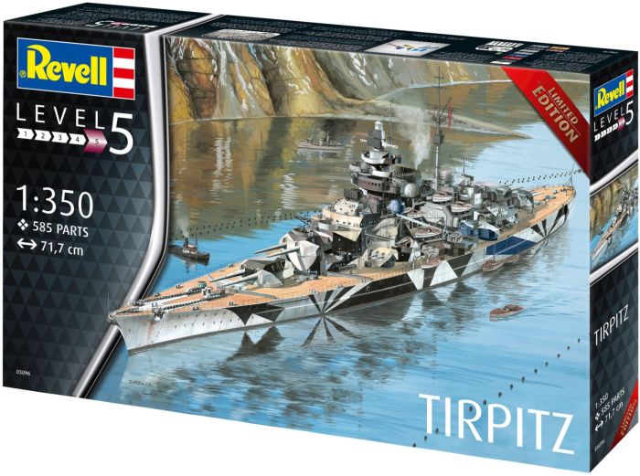 Revell 1/350 Tirpitz Kit 05096 (Limited Edition)