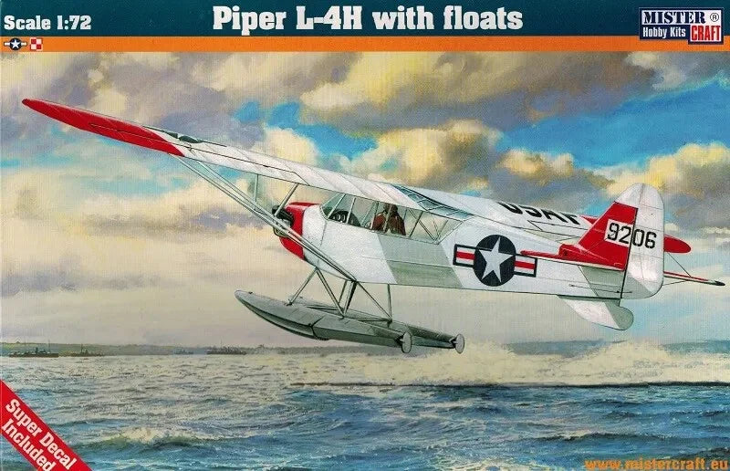 MisterCraft 1:72 Piper L-4H with floats Kit MCD254