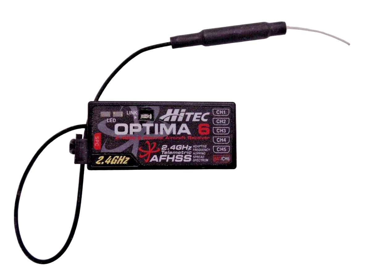 Optima 6Ch 2.4GHz Receiver  - BAGGED - SECOND HAND