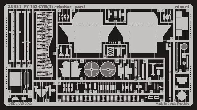 Eduard 1/35 FV 107 CVR (T) Scimitar (For AFV Kit) 35633