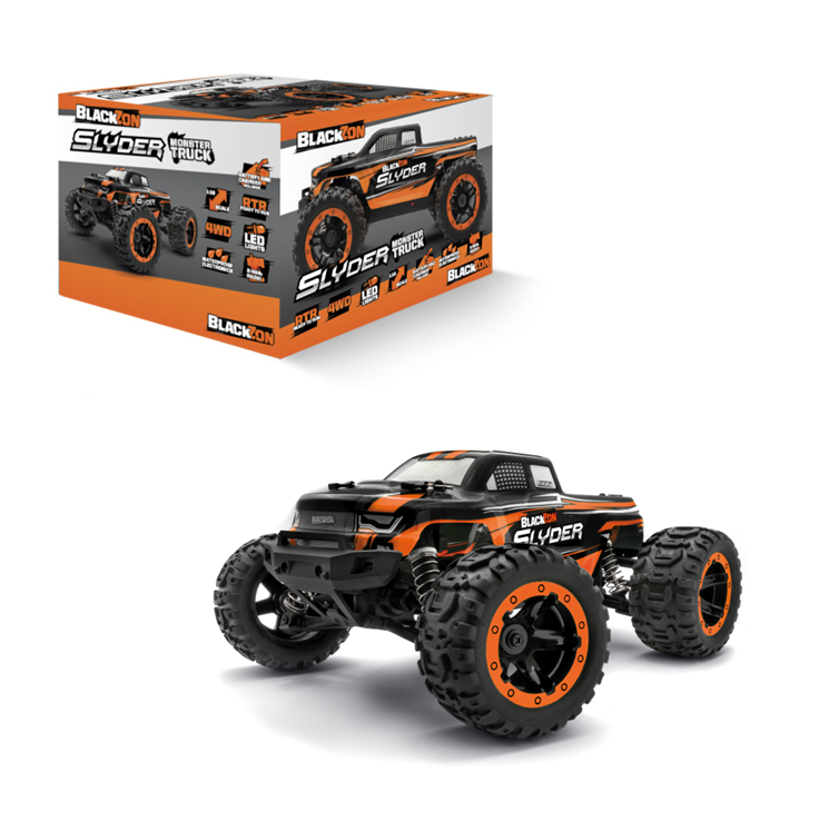 HPI BlackZon Slyder MT 1/16 4WD Electric Monster Truck - ORANGE