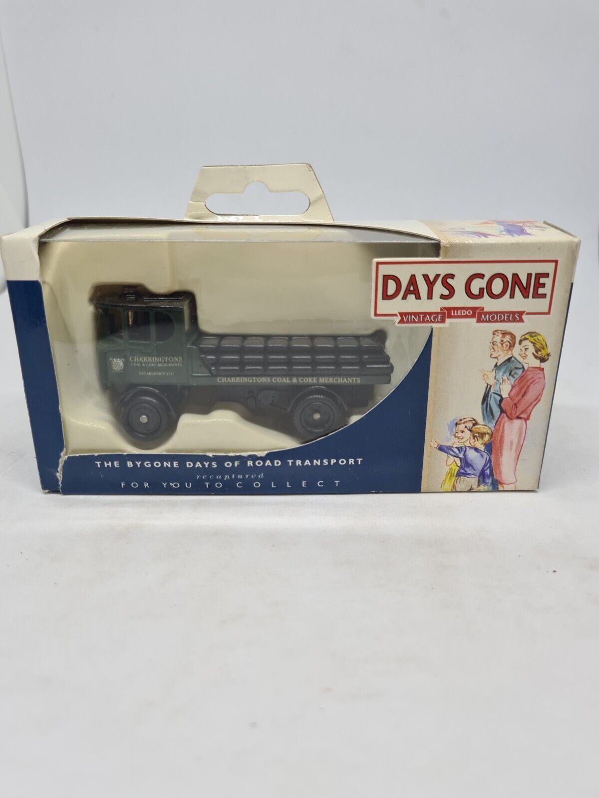 Lledo Limited Edition Days Gone Die Cast Sentinel 4 Wheel Flatbed eith load - Charrington Coal