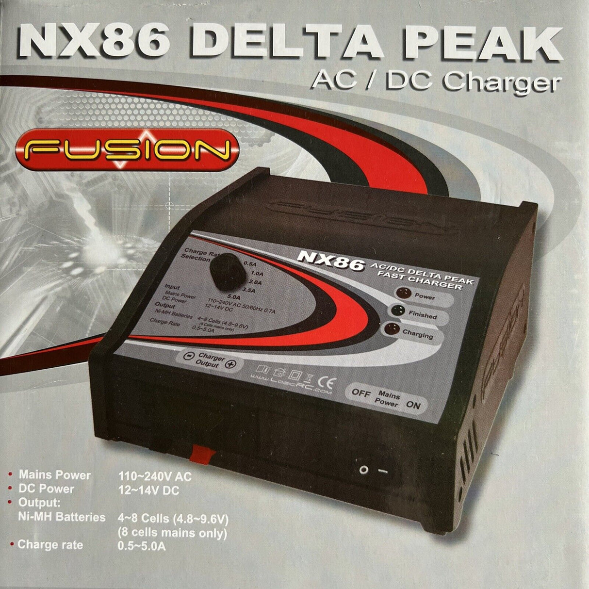 Fusion NX86 Delta Peak AC/DC Charger