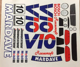 Mardave V10 Sticker Set