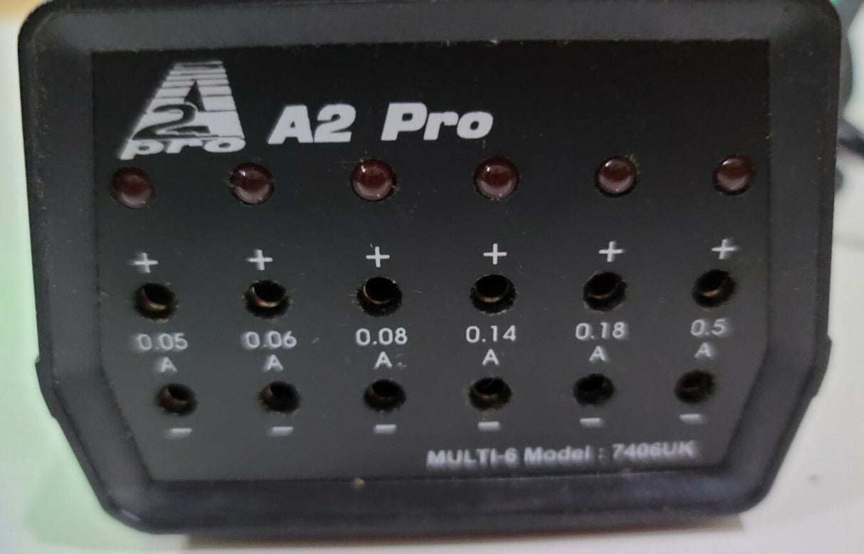 A2 PRO 7406 MULTI-6 Ni/Cd Charger - Ni-Mh / Lead 50 / 500mA - 220 Volts - SECOND HAND
