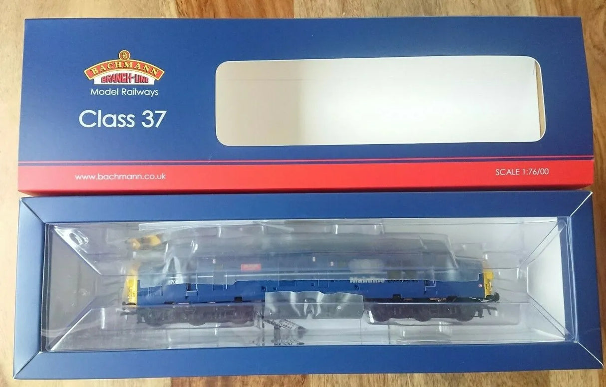 Bachmann OO 32-775TL Class 37/0  Mainline Blue  Rail Celebrity - Boxed