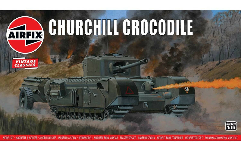Airfix 1/76 Churchill Crocodile Tank Kit 02321