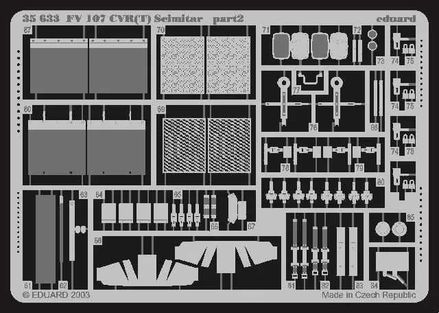 Eduard 1/35 FV 107 CVR (T) Scimitar (For AFV Kit) 35633