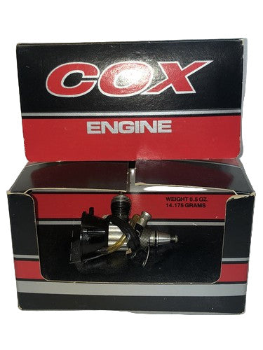 Cox Tee Dee .010 Engine with Props/Tools - SECOND HAND - NEW IN BOX (Box 63)