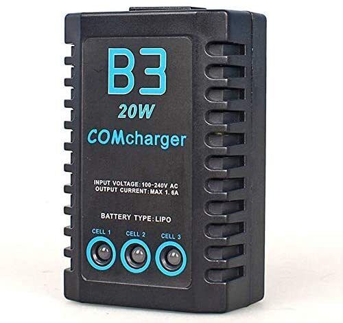 B3 20W 1.6A AC 100 at 240V 50/60Hz Compact Portable Balance Charger RC